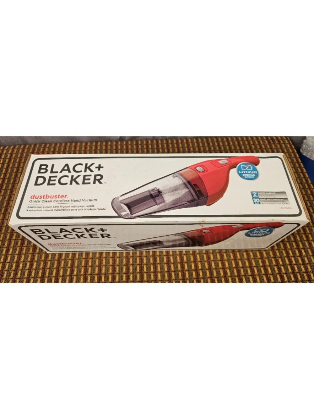 Black+Decker Dustbuster Quick Clean Cordless Hand Vacuum With Lithium-Ion Batter